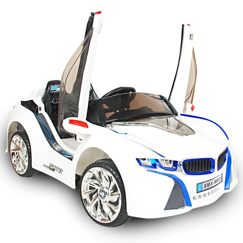 Childrens Electric Cars Four Wheel Baby Remote Control Car Toy Car Can