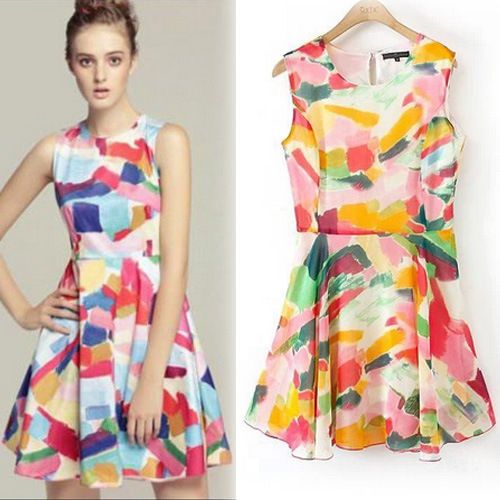 bright coloured summer dresses