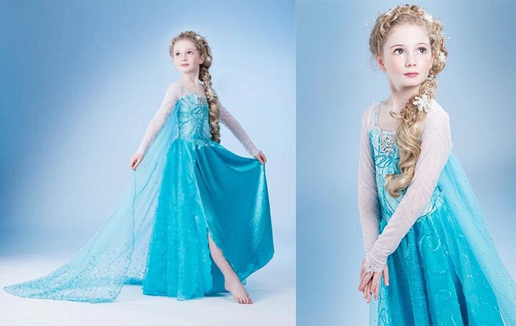Best 2014 Brand Kids Baby Girls Princess Dress Frozen ...