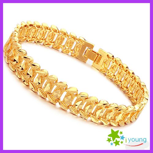 2019 Famous Brand Mens Hand Accessories 18k Gold Plated Bracelets Upper