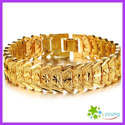 gold plated men's bangle