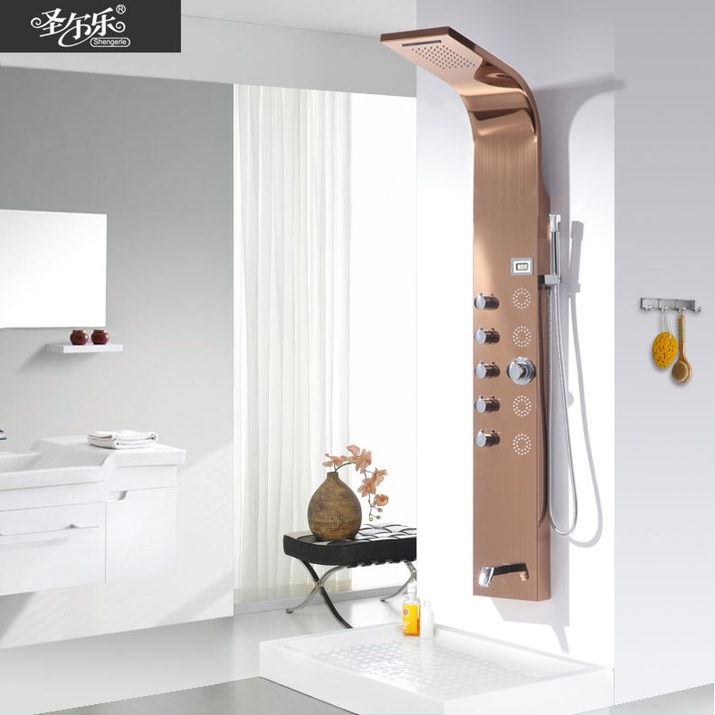 Bathroom Shower Sets France Sus304 Stainless Steel Thermal Smart Bathroom Shower Sets France Sus304 Stainless Steel Thermal Smart Thermostat Thermostatic Set Faucet Screen Uk 2019 From
