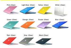 ingrosso Retina MacBook.-Macbook Laptop Netbook Cover frontale in gomma opaca gommata opaca anteriore posteriore per Air Pro Retina