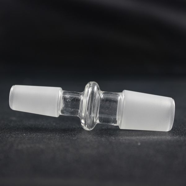 Glass Bong 서리로 덥은 아답터 14mm ~ 18mm 유리 버블 러 용 유리 부착 물 파이프 커넥터 남성 조인트 14.5mm ~ 18.8mm