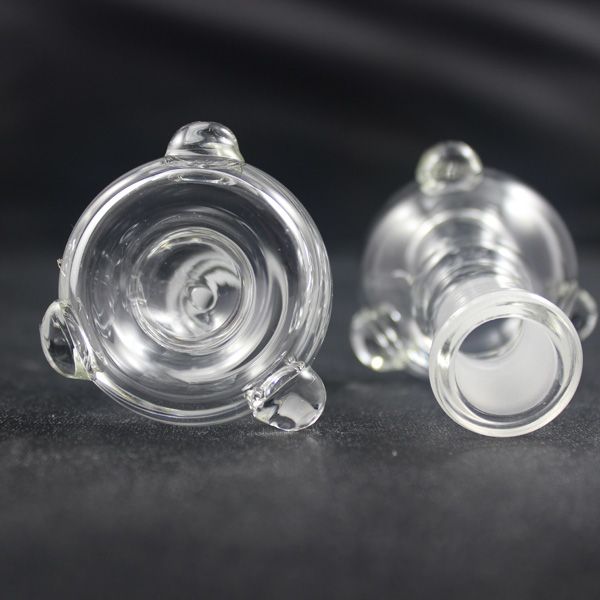 14mm 18mm 여성 유리 그릇 유리 봉 버블 러 및 애쉬 포 수 유리 흡연 그릇 2 개의 관절 크기 선택을 취소 색상