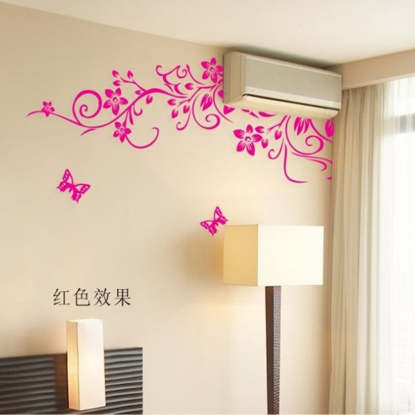 removable wall stickers bedroom decorated air conditioned living