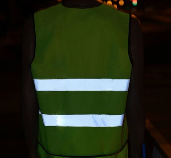 Gilet da costruzione di sicurezza sul lavoro ad alta visibilità Gilet da lavoro riflettente di sicurezza il traffico stradale Indumenti di sicurezza riflettenti verdi di EMS Free