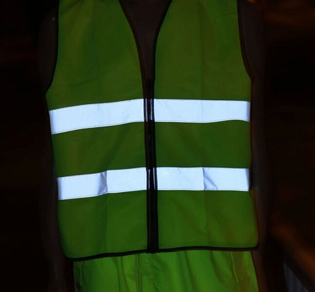 Gilet da costruzione di sicurezza sul lavoro ad alta visibilità Gilet da lavoro riflettente di sicurezza il traffico stradale Indumenti di sicurezza riflettenti verdi di EMS Free