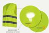 High Visibility Working Safety Construction Vest Warning Reflective Safety traffic working Vest Green Reflective Safety Clothing by EMS Free