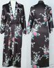 Женская твердая рояна шелковая одеяла, дамы атласные пижамные белья для сна, кимоно -платья для ванны PJS Nightgown 17 Colors#3699
