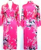 womens Solid royan silk Robe Ladies Satin Pajama Lingerie Sleepwear Kimono Bath Gown pjs Nightgown 17 colors#3699