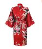 Женская твердая рояна шелковая одеяла, дамы атласные пижамные белья для сна, кимоно -платья для ванны PJS Nightgown 17 Colors#3699