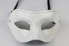 Zilvergouden witte zwarte man half gezicht archaïstische antieke klassieke mannen masker mardi gras maskerade venetiaans kostuum feestmaskers 50 pcs7167273