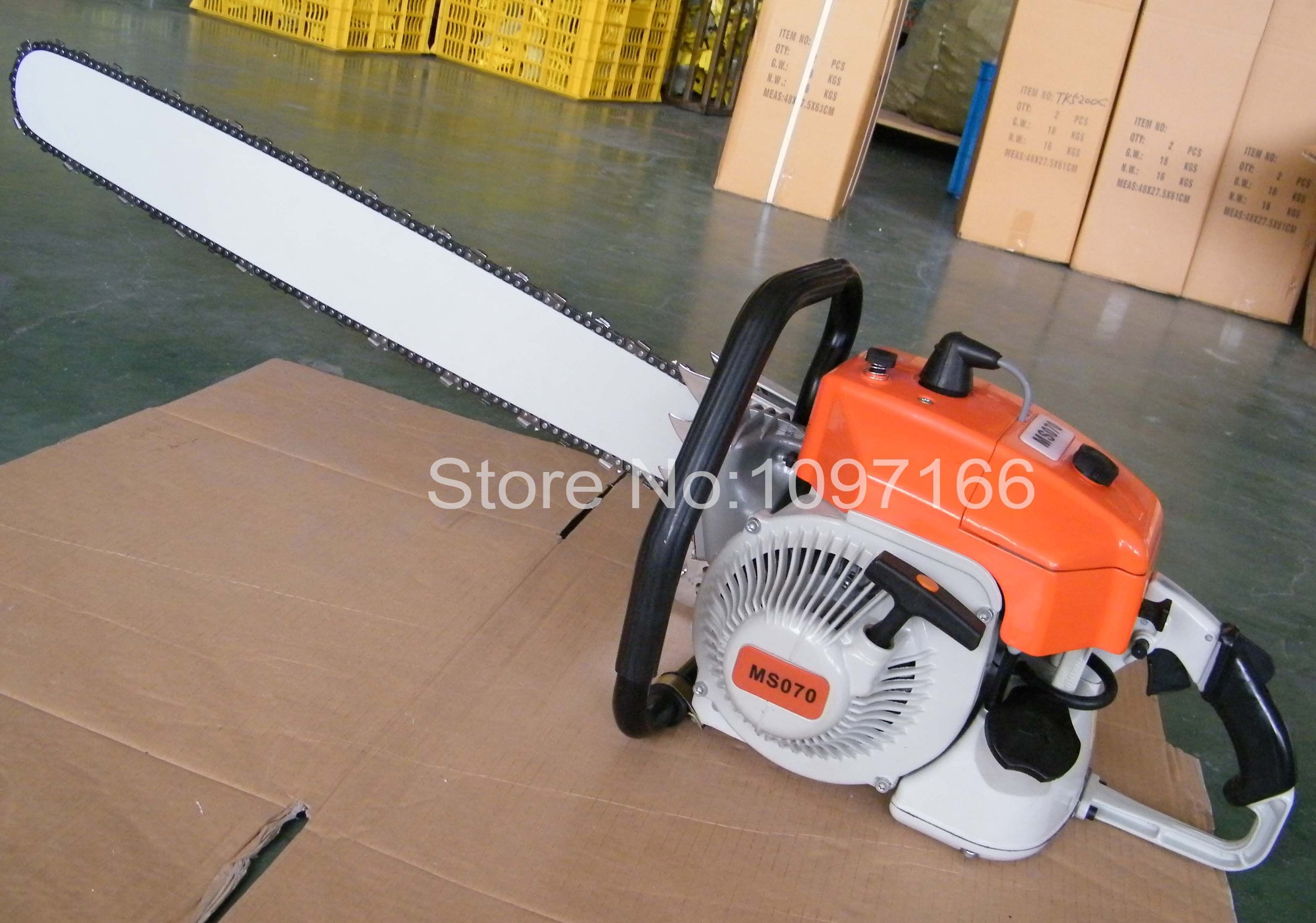 2019 Professional Heavy Duty Chainsaw MS070 Gasoline Chainsaw 4.8kw