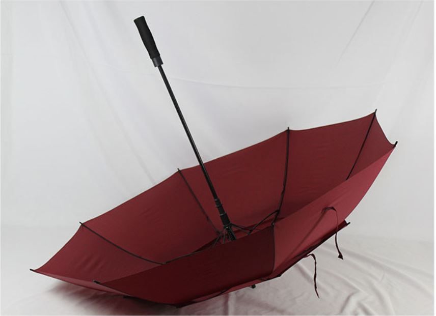 ゴルフ傘ダブルレイヤー強力な風力向上デュアルUVレジスト30quot大きな傘日本の剣シェイプ11205843