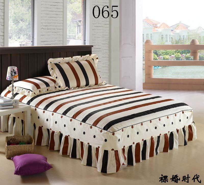 Bed Skirts Twin Full Queen King Size 8%cotton Bed Skirts ...