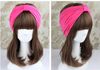 Moda Kadınlar 2 Yol Geniş Bandı Pamuk Türban Headwrap El yapımı Knot Hearwear 20pcs Lot 3285