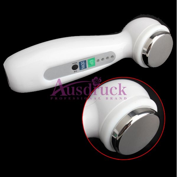 Gratis verzending Ultrasone reiniger echografie gezichtsmassager gezicht huid verjonging machine rimpel acne verwijdering huidverzorging apparaat