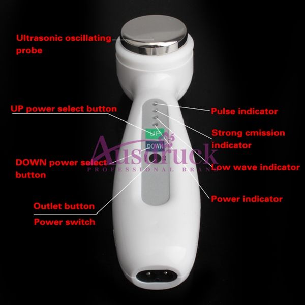 Awans! Mini 1 MHz Ultradźwiękowe Masażer Facial Masażer Face Cleaner Ultrasound Ciała Pielęgnacja skóry Anti Wrinkle Beauty Machine