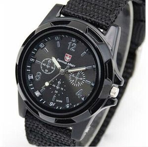 Cool Gemius Mens Watches Army Racing Force Military Sport For Men Fabric Band Knight Watch Sports Canvas Nylon Wristwatch