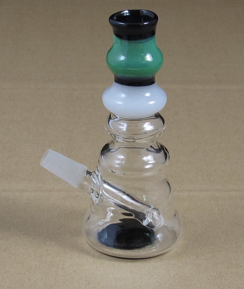 4 Inch Mini Glass Dabbing Bong 10mm Oil Rigs W Ax WYK-004MINI Water ...