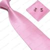 free shipping Men's Tie Cuff Links Handkerchief Set 100% SILK New Christmas Gift MYY2688A