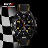남자 쿼츠 인과 스포츠 군사 파일럿 조종사 육군 실리콘 Rublle Racer 시계 GT 브랜드 2015 가장 뜨거운 판매 멋진 선물 시계