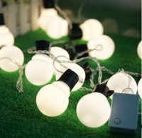 10m LED Duża żarówka Światła ciągów, wodoodporna odkryty patio lampiony zdobione ślubne ślub party dostaw choinki Light Strings