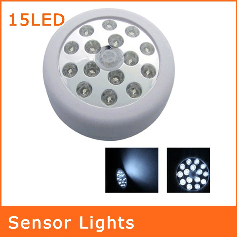 2019 15 LED Light Lamp PIR Auto Sensor Motion Detector Light Motion