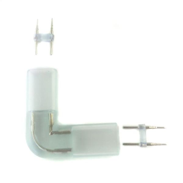 

2PIN Middle Connector 90 Degree Corner Connector for 110V 220V 3014 3528 5050 5730 Single Color Led Strip Light
