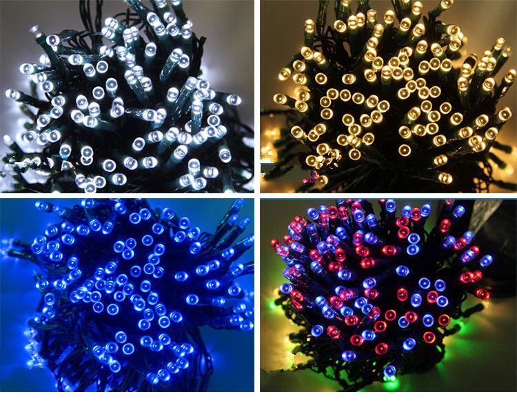 Colorful Awesome! Solar LED String Lights, Outdoor Garden Lights Solar LED string lights, outdoor garden lights super bright led lights flashing Christmas lights string of holiday lights - Colorful Awesome! Solar LED String Lights, Outdoor Garden Lights