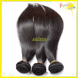 New Star Peruvian Human Virgin Straight Hair Weaves Queen Hair Products Natural Colour 120g/Bundle