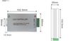 Led RGB Amplifier Controller Input 12V/24V 12A Signal Repeater 144W for 3528 /5050 RGB Led Strip Aluminum Box CXWA1000