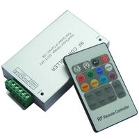 RF de alta calidad de controlador remoto DC12V-24V 12A 180W 20 Key remoto para RGB SMD Controller 5050 3528 LED