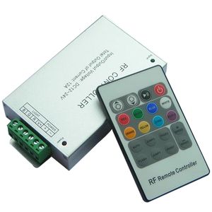 High Quality RF Remote Controller DC12V-24V 12A 180W 20 Key remote For RGB SMD 5050 3528 LED Strip Controller on Sale
