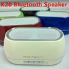 K20 Music Fighter Altavoz portátil Super Bass Altavoces estéreo Bluetooth inalámbrico con ranura para tarjeta TF Mic FM Radio 500mAh batería