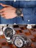 Reloj de acero a la moda 2021 para hombre, marca ganadora, diseño elegante, reloj de pulsera mecánico clásico con autoviento, reloj de regalo con esqueleto