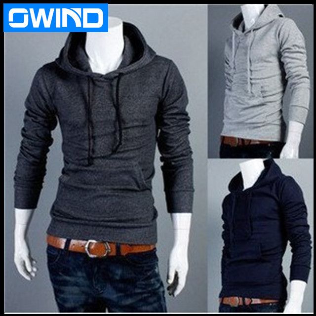 Wholesale-2014 new men's hoodie cotton fashion leisure comfortable generous concise cap collar sweater sport coat