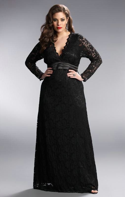 Black Plus Size Prom Dresses