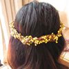 Wholesale - Diy Garland Artificial Flower Head Ring Wedding Garland Pip Berry Flower Stamen DIY Wreath Simulation Flower Bead Material