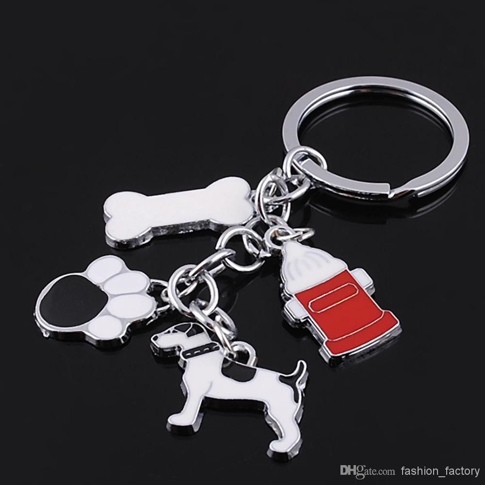 Cute Dog Bone Key Chain Car Key Ring Car Key Chain Wedding Advertising