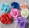 Rose di schiuma artificiale di vendita calda per la decorazione domestica e di nozze Capolini che baciano le palle per matrimoni Multi colore 7 cm di diametro