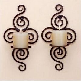wall decor candle holders