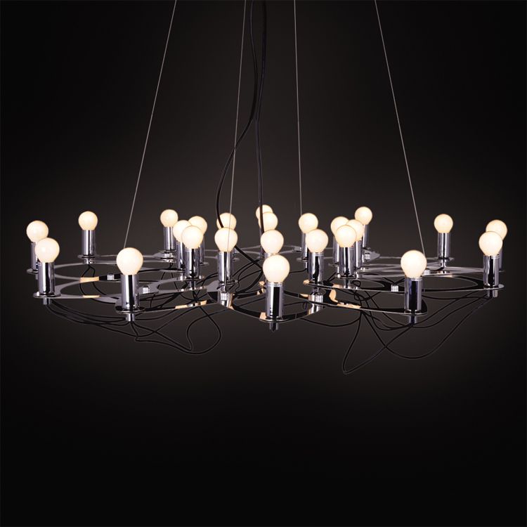 60 Cm After Lotus Lamp Stainless Steel Chandelier Modern Minimalist 60 Cm After Lotus Lamp Stainless Steel Chandelier Modern Minimalist Living Room Bedroom Dining Designer Creative Art Plug In Hanging