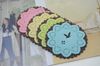 Wholesale - hot Cute Colorful Silicone Button Coaster Cup Cushion Holder Drink Placemat Mat Home