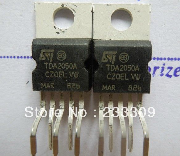 3Pcs St TDA2050 To-220 32W Hi-Fi Potenza Audio 3Pcs St TDA2050 To-220 32W Hi-Fi Potenza Audio