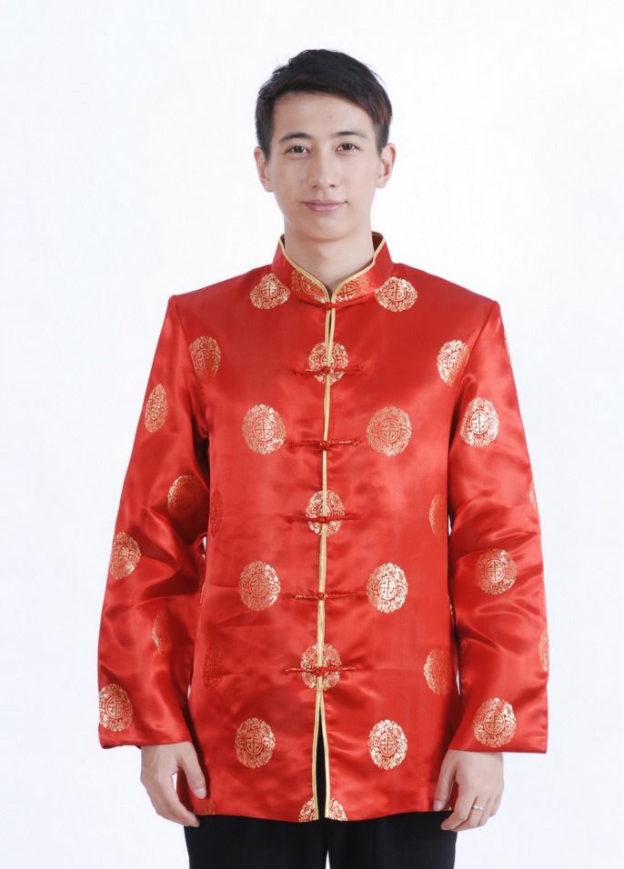 ! Fashion Chinese Style Jacket Chinese Traditional Clothes Mens Cotton