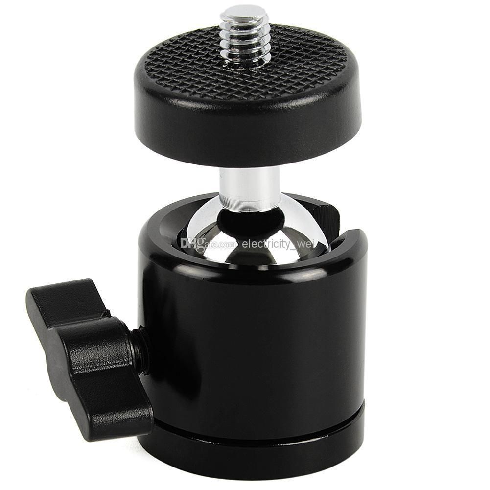 New Black Mini Adjustable Swivel Angle Ball Mount Adapter Holder Camera
