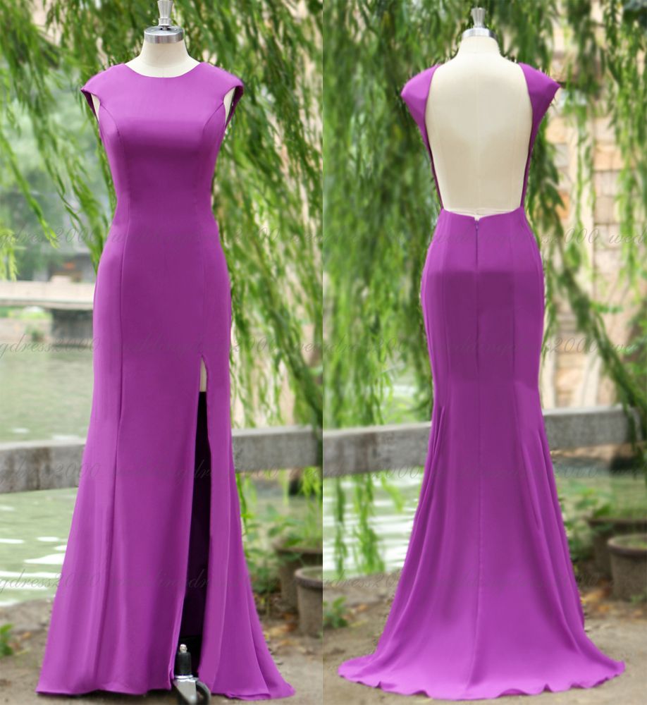 2015 Sfani New Design Sheath Long Evening Dresses Prom Dresses Chiffon