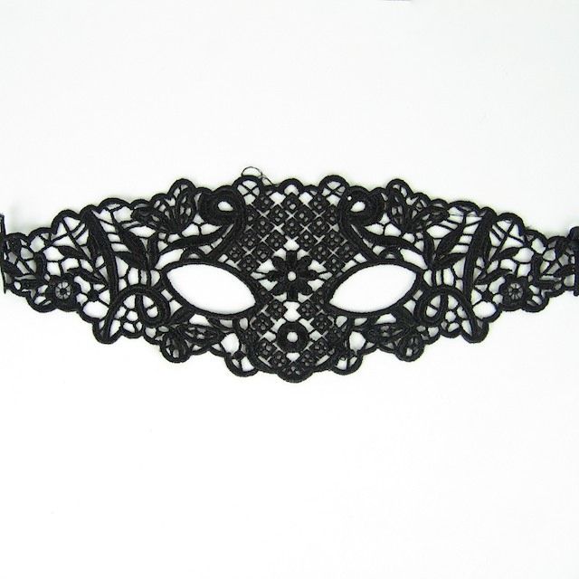 6 Design Masquerade Masks Lace Black Party Lace Mask Sexig leksak för damer Halloween Dance Party Mask